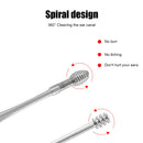 6pcs Ear Wax Picker Stainless Steel Spiral Earpick Wax Remover Ear Cleaning T