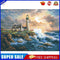 Lighthouse Landscape Artcraft Paint by Number Kits on Canvas Oil Paint Gift