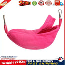 Warm Banana Hamster Hammock Hang Cage Pet Birds Sleeping Nest House (Rose) Newly