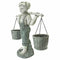 Statues Little Girl Garden Statue Two Tone Stone Garden Statues Garden Decor