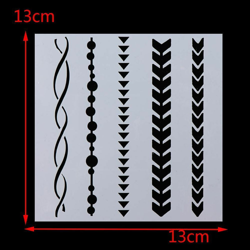 DIY Crafts Embossing Template Scrapbooking Walls Painting Layering Stencils
