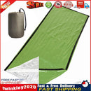 Emergency Tube Tent Shelter Sleeping Bag Blanket for Camping Hike (Green) Newly