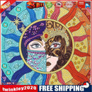5D DIY Masked Sunflower Girl Partial Special Shaped Drill Diamond Painting