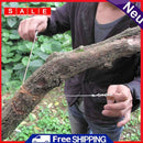 Pocket Outdoor Camping Hiking Survive Saw with Finger Handle Wood Cutting Tool
