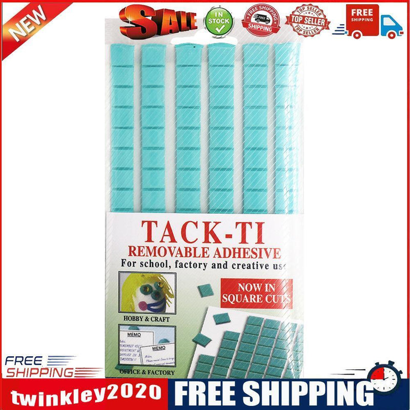 1 Sheet Reusable Adhesive Clay Stick Plasticine False Nails Tips Fix Glue