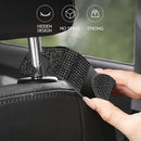 Bling Car Seat Hanger - Vehicle Organizer ABS Rhinestone Hanger for Purse Bags