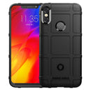 Drop-Proof Soft TPU Shell Cover Case for Moto P30 Note Protector (Black)