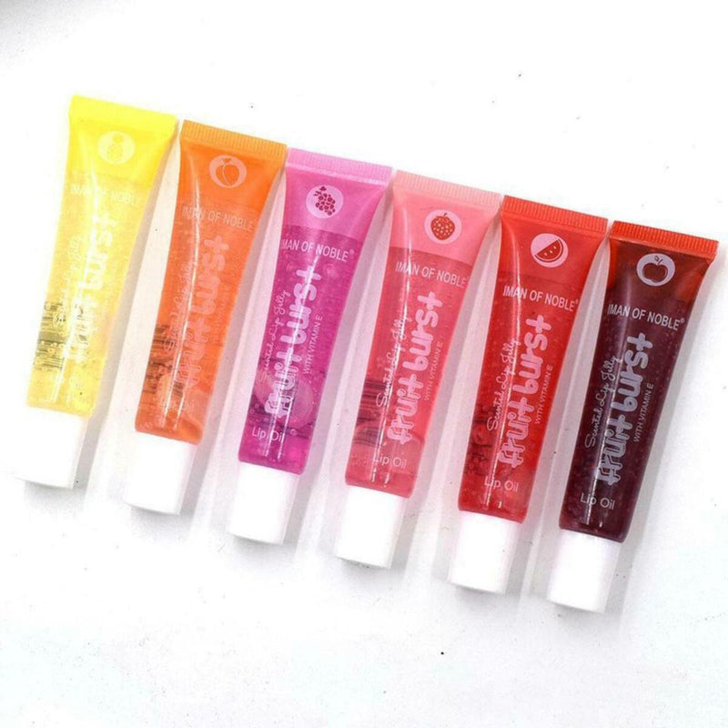 1Pcs Fruit Burst Lip Oil Scented Lipgloss Plumping Jelly Lipgloss N7K4