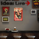 Missile Girl Retro Metal Plate Tin Sign for Bar Pub Club Cafe Wall Art Deco