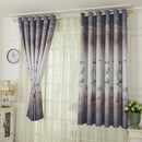 Pastoral Printed Blackout Curtains Window Blinds Curtains Living Room Decor