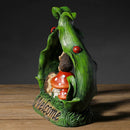 Solar Outdoor Creative Garden Decoration Ornament Yard Statue Hedgehog Mushroom