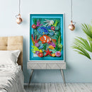 DIY Paper Fish Diamond Picture Part Drill Special Shape Rhinestone Painting