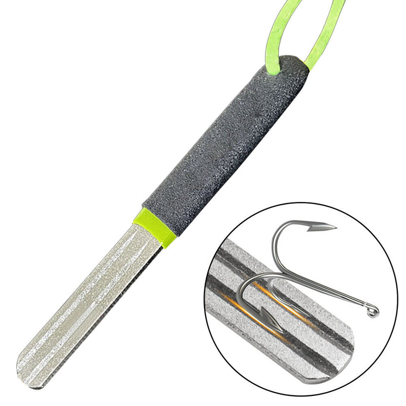 Double Groove Fishing Hook Sharpening Hone Fishing Grinding Hook Sharpener To