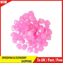 100pcs Luminous Glowing Stones Glow in the Dark Garden Outdoor Aquarium Decor