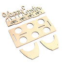 Lovely Easter Egg Rack Shelf DIY Wooden Letters Festival Easter Egg Tray