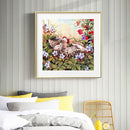 11CT Full Cross Stitch Stamped DIY Embroidery Kits Handmade Cotton Thread Dec