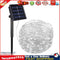 200 LED 22m Solar Copper Wire String Lamp Garden Decorative Light (White) Newly