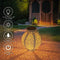 Hollowed Solar Lanterns - Outdoor Hanging Wrought Iron Landscape Lights (A)