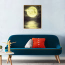 5D DIY Full Round Drill Diamond Painting Moon Rhinestone Drawing Picture Cr