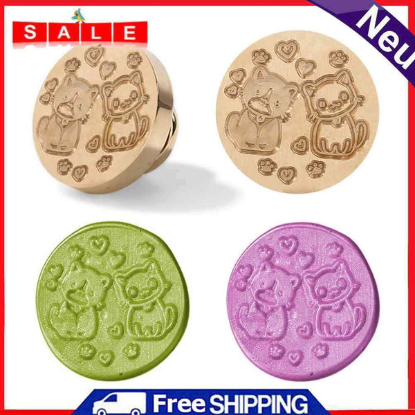 Retro Animal Sealing Wax Stamp Replace Copper Head for Invitations Scrapbooking