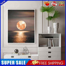 Full Moon at Sea Oil Paint By Numbers Kit Frameless Drawing Picture Wall De