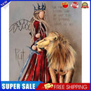 Angel and Lion Oil Paint By Numbers Kit DIY Acrylic Painting on Canvas Arts