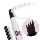 Waterproof Long Lasting Sketch Drawing Tattoo Liquid Eyebrow Pencil(Grey) Newly