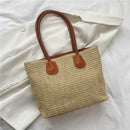 Large Capacity Straw Women Handbag Female Handwoven Summer Beach Totes Bags