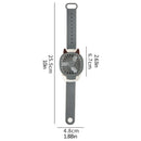 Fan Watches, Mini Silent Electric Personal Watch Cooling Wrist Fan (Grey)