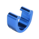 5pcs Bike Bicycle Cycle C-Clips Buckles Hose Brake Line Gear Cable (Blue)