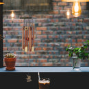 Yard Home Decor Large Aluminum Tubes Copper Bells Hanging Ornament Wind Chimes