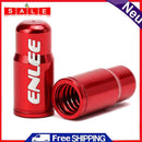 ENLEE 2pcs Aluminum Alloy Bike Valve Caps Bicycle Tire Wheel Valve Cover Cap