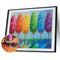 Diamond Painting 5D DIY Colorful Tree Partial Special Drill Rhinestone Kit Newly