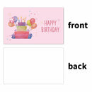 Happy birthday Card For Small Businesses Gift Packet Birthday Praise Labels