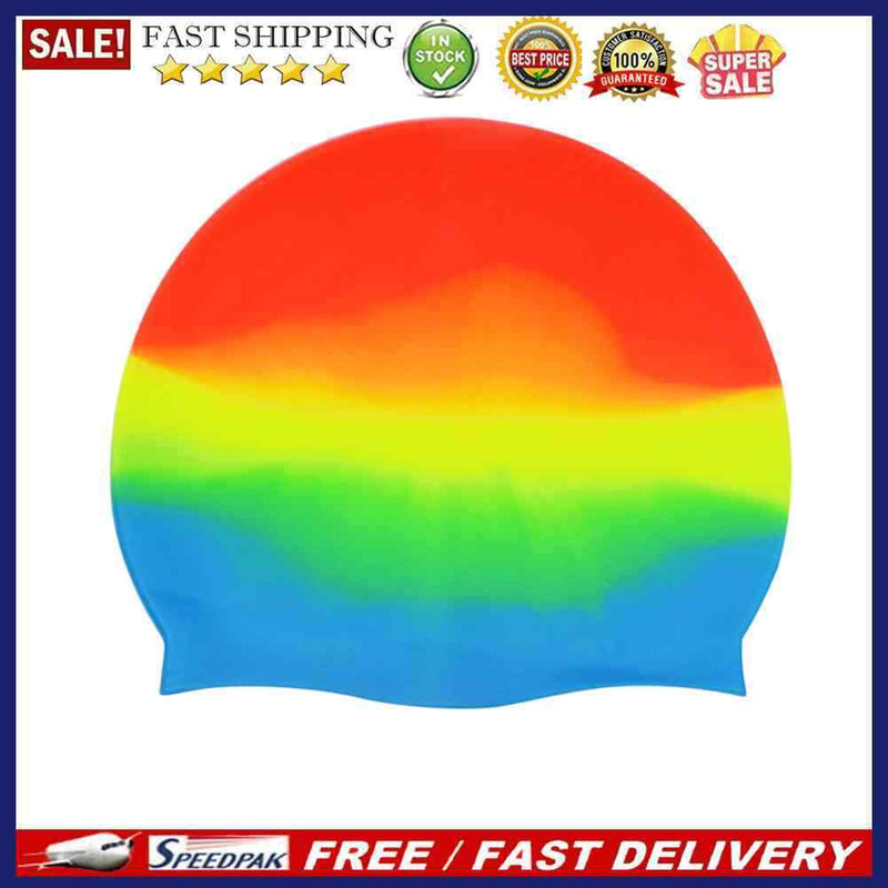 Silicone SPA Swimming Caps Women Men Soft Sports Summer Pool Bathing Diving Hat