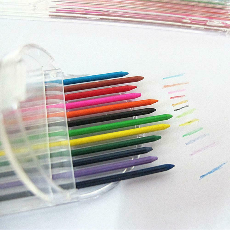 POPly 2.0mm 2B Colored Pencil Lead 2mm Mechanical Clutch Refill 12`Colors Z1H6