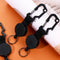 Doctor Nurse Clip ID Card Badge Holder Badge Reel Clip Retractable Keychain