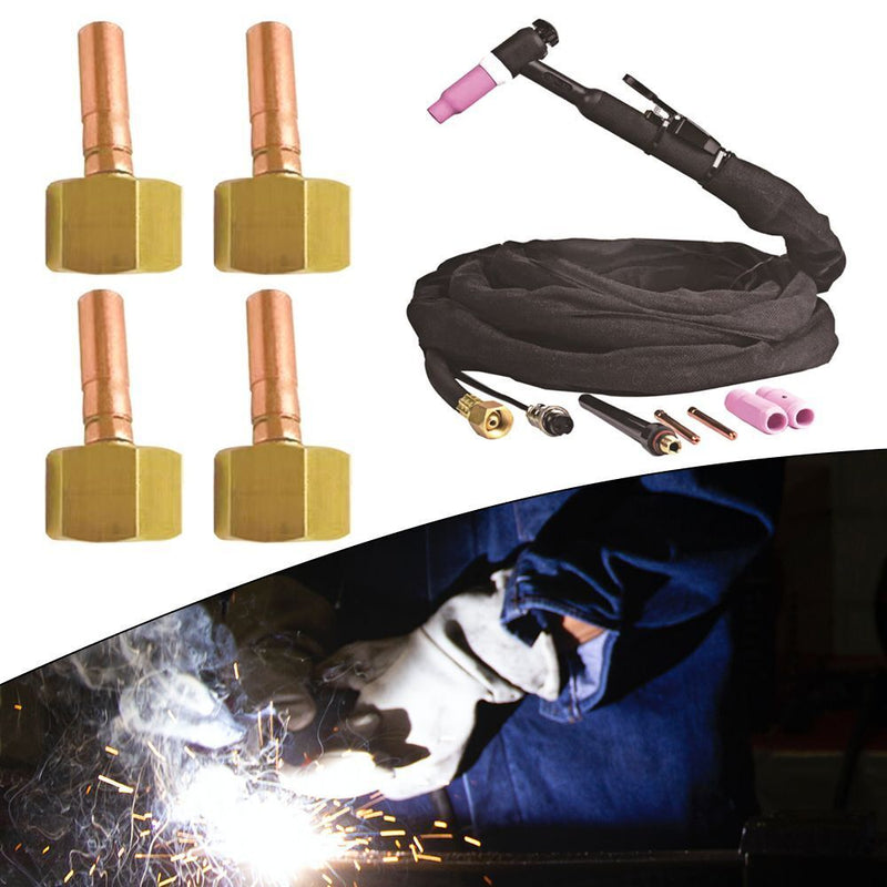 Weld Assembly Welding Torch Lower Joint 10mm One-piece Connector Rear Connector