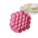 Cell Silicone-Bee Honeycomb Cake Chocolate Soap Candle Back Mold-Mould A1R1