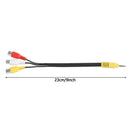 Speaker Audio Video Laptop AV Cord 3.5mm Jack to 3 RCA Audio Cable Adapter Wire
