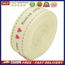 5 Yards/Lot Hooked With Love Printed Cotton Ribbons DIY Sewing Label Tags