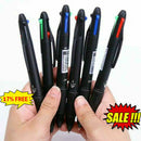 4Colors in 1 Ballpoint Pen Writing Student Mark Pens School Stationery X4L2