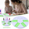 Dot Drill Tray DIY Diamond Painting Tool Plastic Storage Box Holder (White)