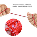 4pcs Outdoor Camping 13ft Reflective Tent Guyline 4mm Dia w/ Aluminum Adjus