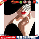 DIY Hand Painted Oil Modern Lady Drawing Canvas Paint By Numbers Kit Craft
