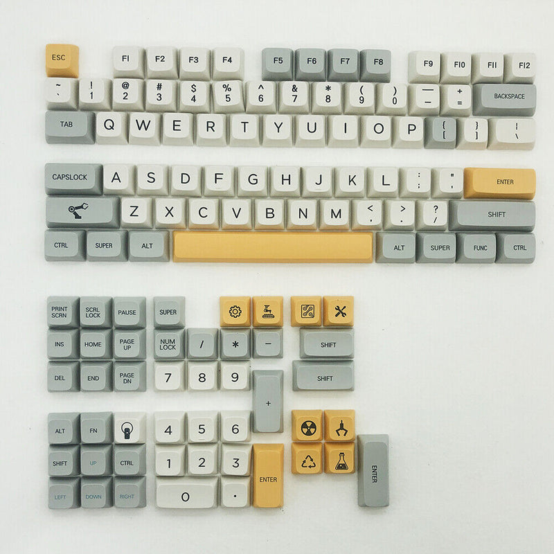 PBT XDA DIY Personalized Key Caps Set for Gaming Mechanical Keyboard MX Switch