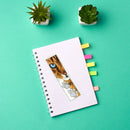 2pcs Animal 2-Strand 14CT Counted Cross Stitch Bookmarks (Cat- XJL019)