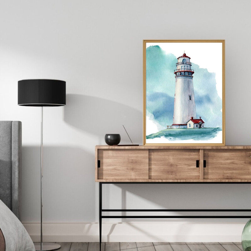Lighthouse Kit Colouring Oil Canvas Pictures DIY Hand Painted Paint By Numbers