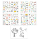 4* Wedding Planning Stickers Wedding Engagement Self-adhesive Planning O3Y2