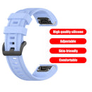 20mm Silicone Watch Band for Garmin Fenix 7S Strap (Chrysanthemum Blue) Newly